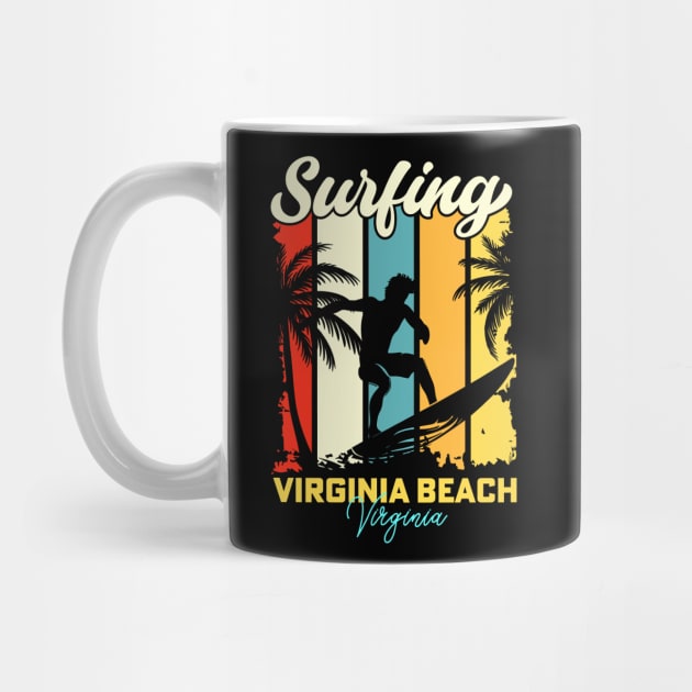 Surfing | Virginia Beach, Virginia by T-shirt US